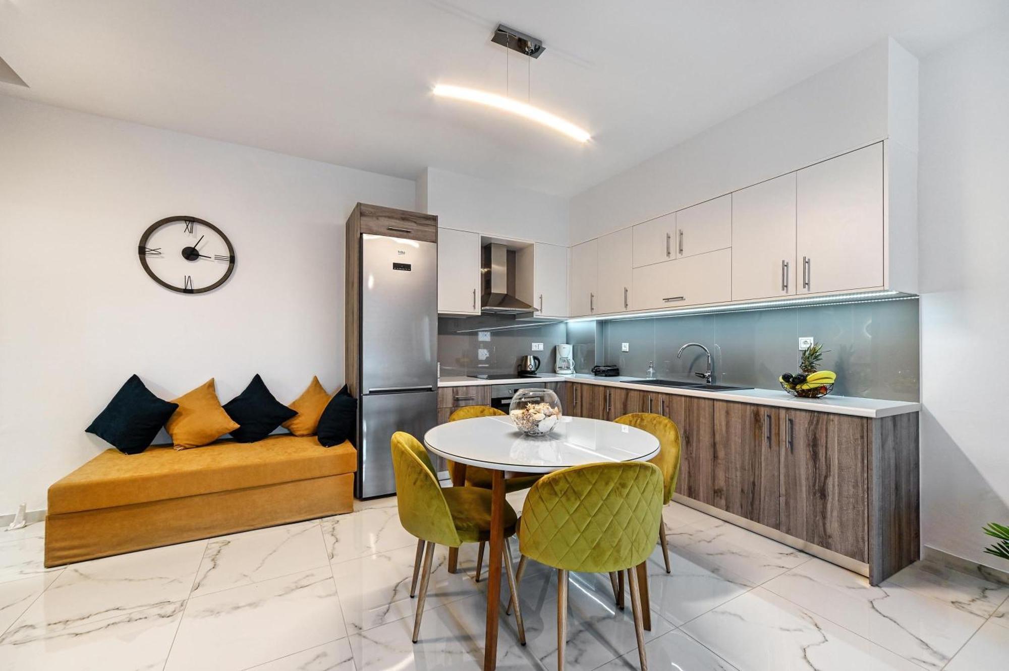 Seaside Apartments In Agkisaras 2 خيرسونِسوس المظهر الخارجي الصورة