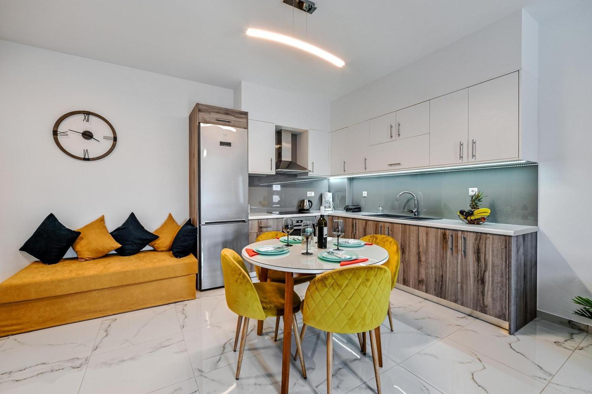 Seaside Apartments In Agkisaras 2 خيرسونِسوس المظهر الخارجي الصورة